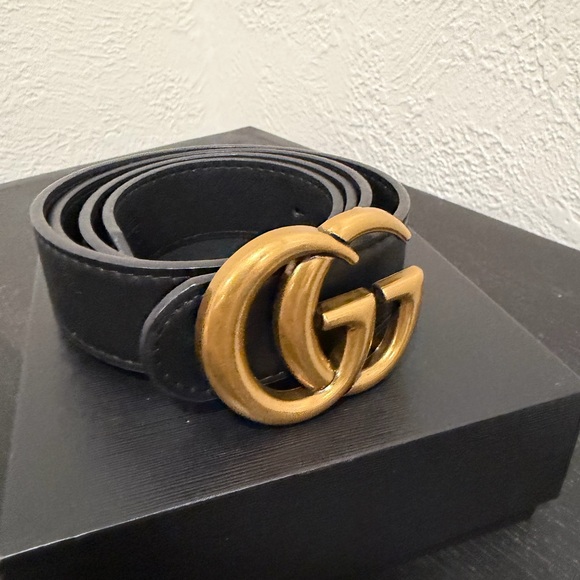 Black Belt with Gold Emblem - Picture 2 of 8